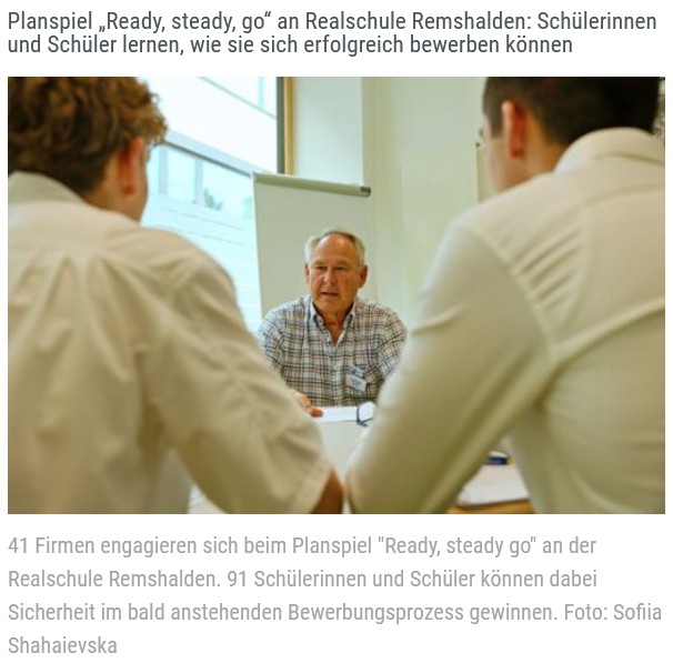 So geht Bewerbung (Ready Steady Go)