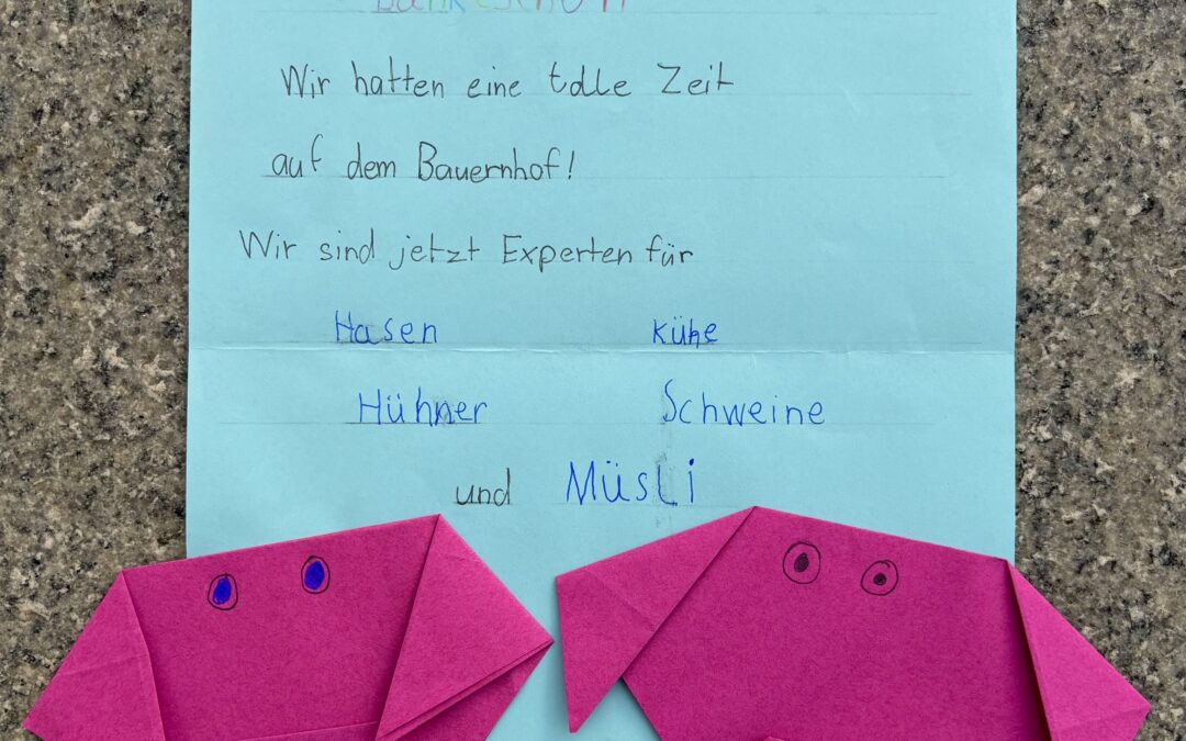 Bauernhoftage – Grundschule Geradstetten